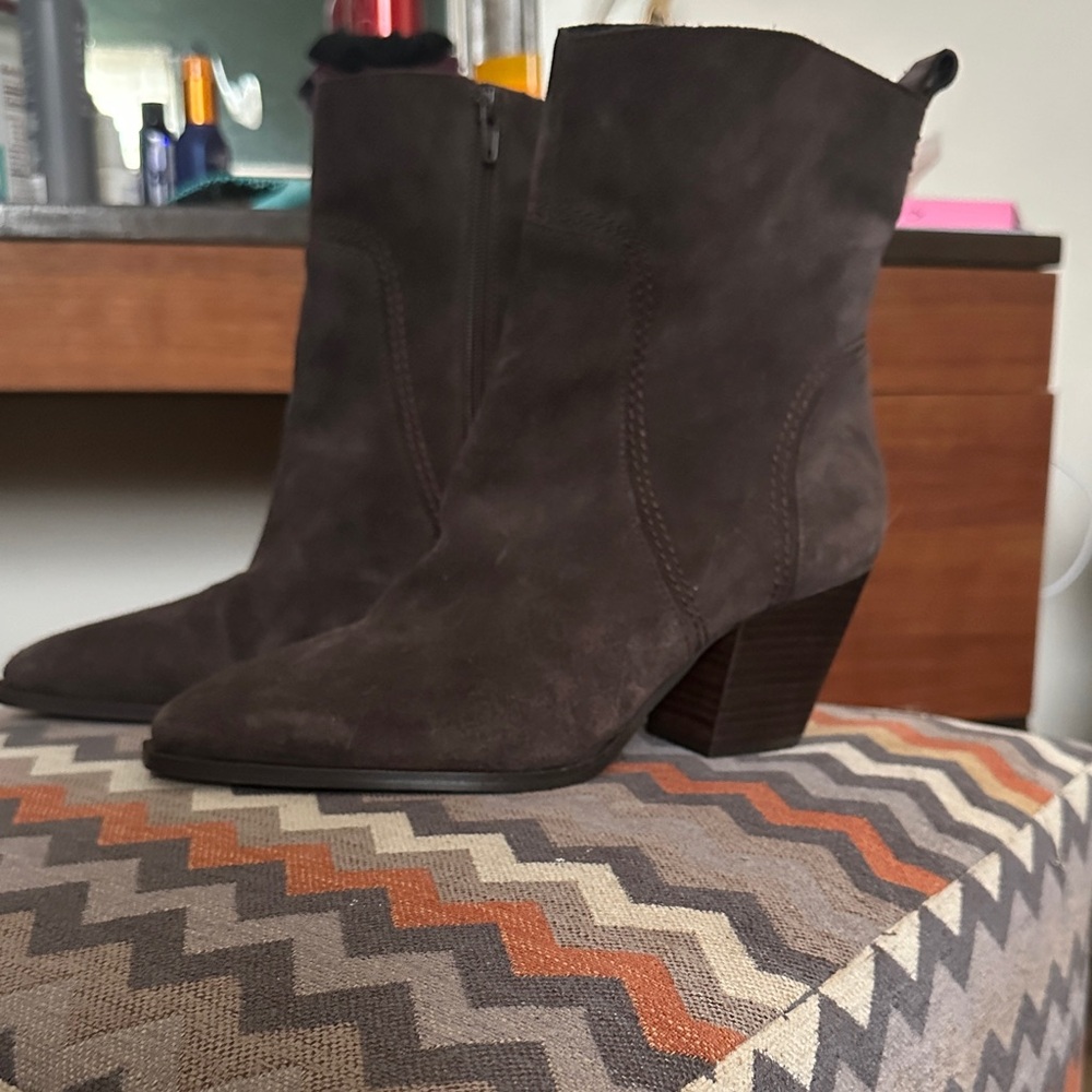 Lucky Brand Dark Brown Heeled Boots
